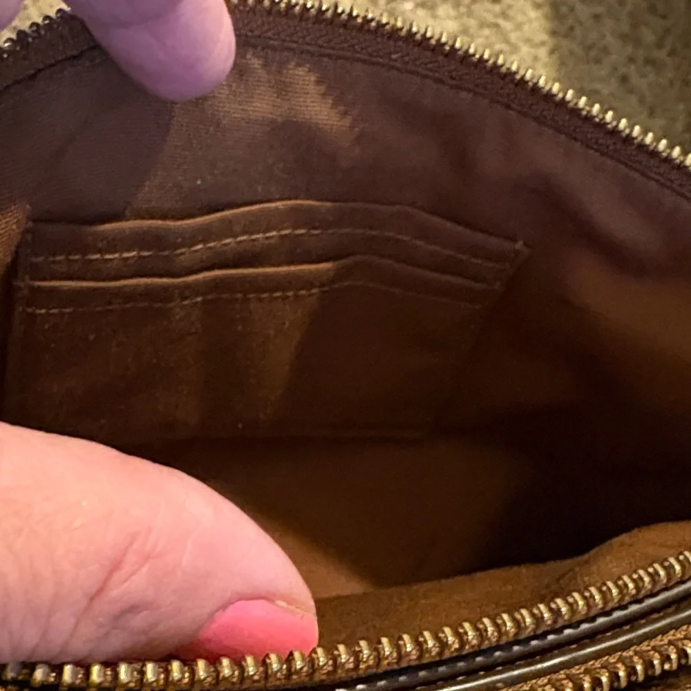 Coach Leather Crossbody in Warm Brown with Gold Hardware - Picture 17 of 17